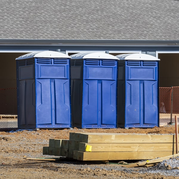 do you offer hand sanitizer dispensers inside the portable toilets in Buckshot Arizona